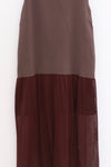 SWAYING 25 Spring/Summer Two-piece Suspender Fishtail Long Skirt SW-SW25SS2L02C4-ZONG Brown SW-SW25SS2L02C1